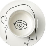 Maxbell Creative Coffee Mug Drinking Cup Drinkware for Cold Drinks Gifts for Friends Eye Black