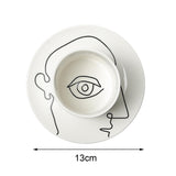 Maxbell Creative Coffee Mug Drinking Cup Drinkware for Cold Drinks Gifts for Friends Eye Black