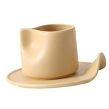 Maxbell Creative Coffee Mug Drinking Cup Drinkware for Cold Drinks Gifts for Friends Brown