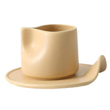 Maxbell Creative Coffee Mug Drinking Cup Drinkware for Cold Drinks Gifts for Friends Brown