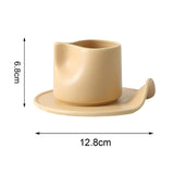Maxbell Creative Coffee Mug Drinking Cup Drinkware for Cold Drinks Gifts for Friends Brown