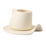 Maxbell Creative Coffee Mug Drinking Cup Drinkware for Cold Drinks Gifts for Friends White
