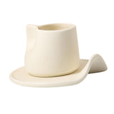 Maxbell Creative Coffee Mug Drinking Cup Drinkware for Cold Drinks Gifts for Friends White