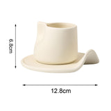 Maxbell Creative Coffee Mug Drinking Cup Drinkware for Cold Drinks Gifts for Friends White