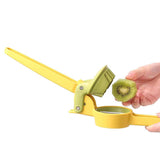 Maxbell Multipurpose Vegetable Cutter Slicer for Banana Slicer Kitchen Accessories Yellow