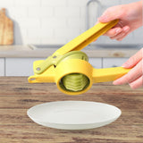 Maxbell Multipurpose Vegetable Cutter Slicer for Banana Slicer Kitchen Accessories Yellow