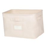 Maxbell Collapsible Storage Bins with Handle Container for Bedroom Quilts Blanket Without Lid M