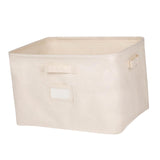 Maxbell Collapsible Storage Bins with Handle Container for Bedroom Quilts Blanket Without Lid L