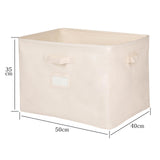 Maxbell Collapsible Storage Bins with Handle Container for Bedroom Quilts Blanket Without Lid XL