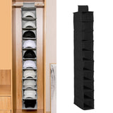 Maxbell 10 Shelf Hanging Closet Hat Organizer Protect Your Caps Durable Hat Storage for Boys 10 Layer narrow