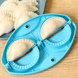 Maxbell Multipurpose Dumpling Maker DIY Dumpling Wrapper Kitchen Gadget for Empanada Blue