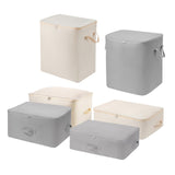 Maxbell Clothes Storage Bag Quilt Storage Bags with Zippers for Blanket Bedding Standard Beige