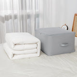 Maxbell Clothes Storage Bag Quilt Storage Bags with Zippers for Blanket Bedding Standard Gray