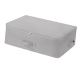 Maxbell Clothes Storage Bag Quilt Storage Bags with Zippers for Blanket Bedding Extended Gray