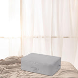 Maxbell Clothes Storage Bag Quilt Storage Bags with Zippers for Blanket Bedding Extended Gray