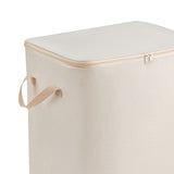 Maxbell Clothes Storage Bag Quilt Storage Bags with Zippers for Blanket Bedding Heightened Beige