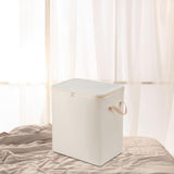Maxbell Clothes Storage Bag Quilt Storage Bags with Zippers for Blanket Bedding Heightened Beige