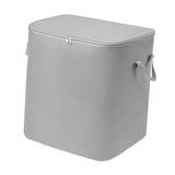Maxbell Clothes Storage Bag Quilt Storage Bags with Zippers for Blanket Bedding Heightened  Gray