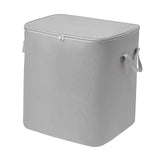 Maxbell Clothes Storage Bag Quilt Storage Bags with Zippers for Blanket Bedding Heightened  Gray