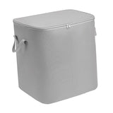 Maxbell Clothes Storage Bag Quilt Storage Bags with Zippers for Blanket Bedding Heightened  Gray