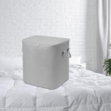 Maxbell Clothes Storage Bag Quilt Storage Bags with Zippers for Blanket Bedding Heightened  Gray