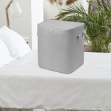 Maxbell Clothes Storage Bag Quilt Storage Bags with Zippers for Blanket Bedding Heightened  Gray