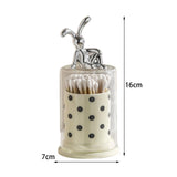 Maxbell Rabbit Toothpick Holder Multi Purpose Organiser for Hotel Household Kitchen Sleeping Rabbit