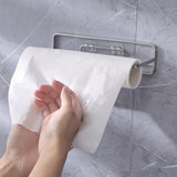 Maxbell Paper Towel Rack Paper Roll Hanger Hanging Storage Rack for Washroom Toilet