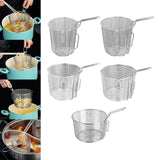 Maxbell Stainless Steel Food Colander Sifter Fry Basket for Noodles Frying 10cm