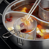 Maxbell Stainless Steel Food Colander Sifter Fry Basket for Noodles Frying 10cm