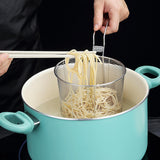 Maxbell Stainless Steel Food Colander Sifter Fry Basket for Noodles Frying 14cm