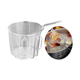 Maxbell Stainless Steel Food Colander Sifter Fry Basket for Noodles Frying 14cm