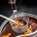 Maxbell Stainless Steel Food Colander Sifter Fry Basket for Noodles Frying 14cm