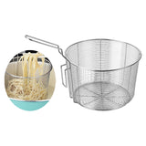 Maxbell Stainless Steel Food Colander Sifter Fry Basket for Noodles Frying 18cm