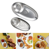 Maxbell Fries Plate Dish Food Plate Dessert Serving Tray for Dining Table Restaurant large