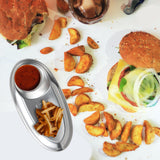 Maxbell Fries Plate Dish Food Plate Dessert Serving Tray for Dining Table Restaurant small