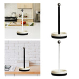 Maxbell Paper Towel Holder Standing Toilet Storage Accessories for Home Bathroom black