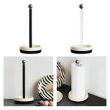 Maxbell Paper Towel Holder Standing Toilet Storage Accessories for Home Bathroom black