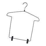 Maxbell Coat Rack for Boys Girls Outfits Garments Holder Shirts for Cloakroom Home black