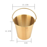 Maxbell Ice Bucket Cooling Tool with Handle Storage Bucket for Restaurant Hotel 1000ML Aureate