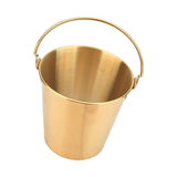 Maxbell Ice Bucket Cooling Tool with Handle Storage Bucket for Restaurant Hotel 1000ML Aureate