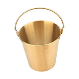 Maxbell Ice Bucket Cooling Tool with Handle Storage Bucket for Restaurant Hotel 1000ML Aureate