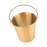Maxbell Ice Bucket Cooling Tool with Handle Storage Bucket for Restaurant Hotel 1000ML Aureate