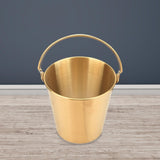 Maxbell Ice Bucket Cooling Tool with Handle Storage Bucket for Restaurant Hotel 1000ML Aureate
