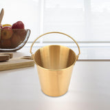 Maxbell Ice Bucket Cooling Tool with Handle Storage Bucket for Restaurant Hotel 1000ML Aureate