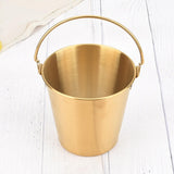 Maxbell Ice Bucket Cooling Tool with Handle Storage Bucket for Restaurant Hotel 1000ML Aureate