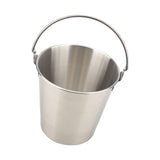 Maxbell Ice Bucket Cooling Tool with Handle Storage Bucket for Restaurant Hotel 700ML Argent