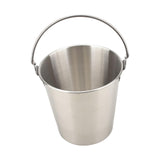Maxbell Ice Bucket Cooling Tool with Handle Storage Bucket for Restaurant Hotel 700ML Argent
