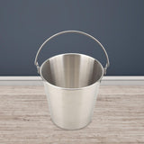 Maxbell Ice Bucket Cooling Tool with Handle Storage Bucket for Restaurant Hotel 700ML Argent