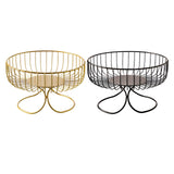 Maxbell Light Luxury Durable Fruit Basket Stand Storing Holder for Vegetable Farmhouse Aureate